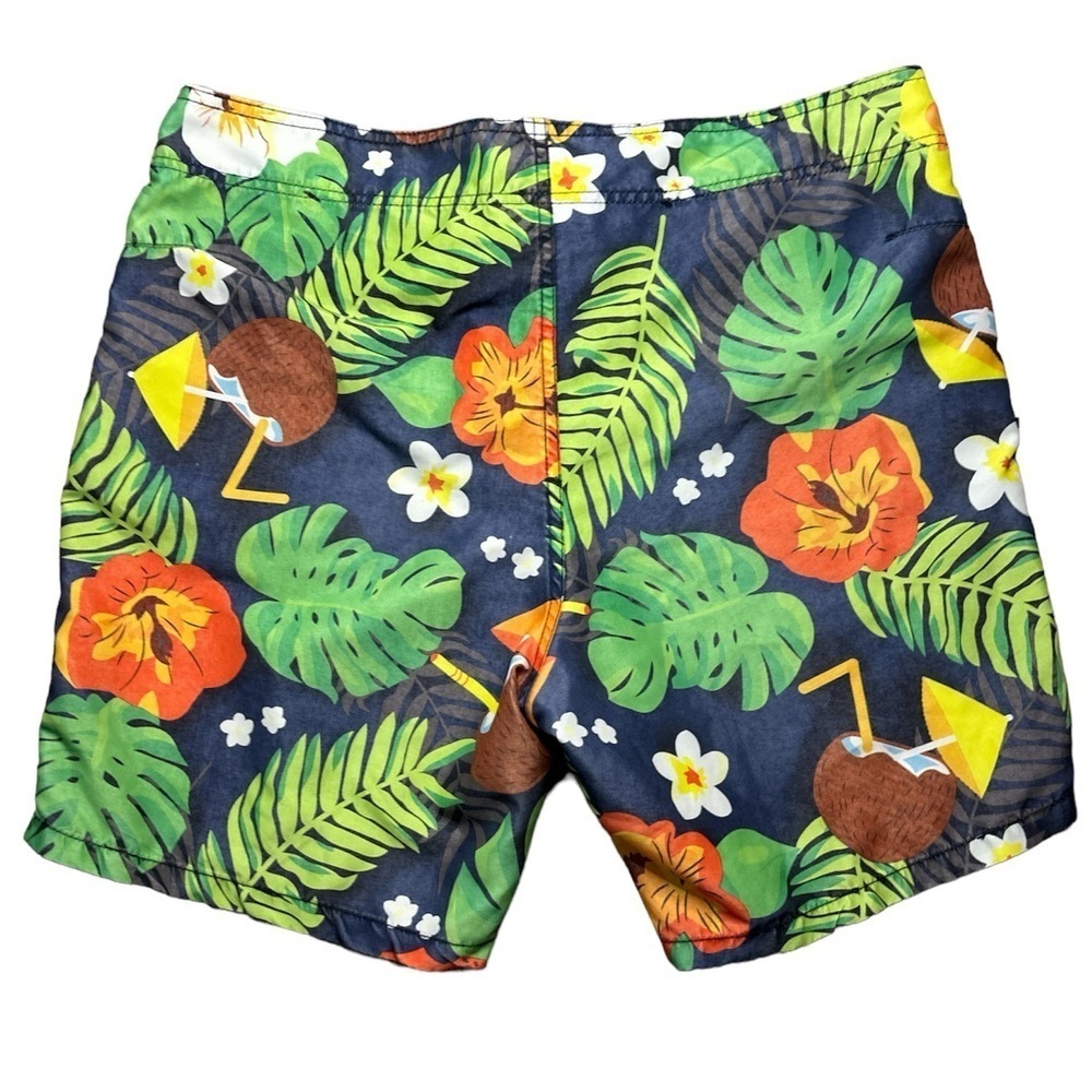WESC size Medium/32 Tropical print swim trunks - Picture 2 of 4